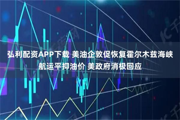 弘利配资APP下载 美油企敦促恢复霍尔木兹海峡航运平抑油价 美政府消极回应