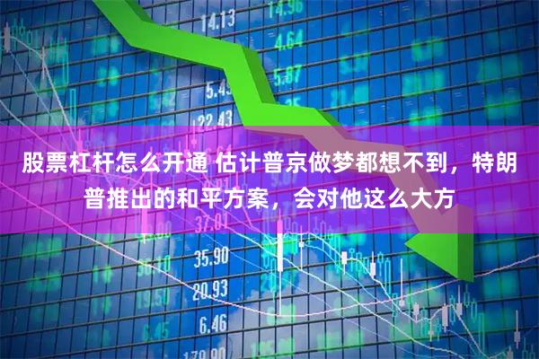 股票杠杆怎么开通 估计普京做梦都想不到，特朗普推出的和平方案，会对他这么大方