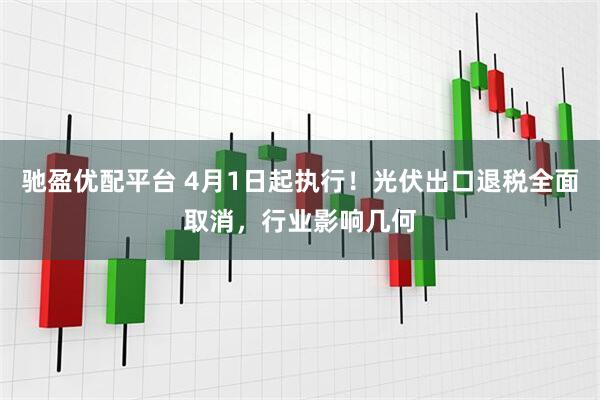 驰盈优配平台 4月1日起执行！光伏出口退税全面取消，行业影响几何